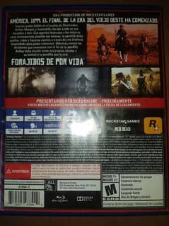 Red Dead Redemption 2 PS4 DvD/CD original only for Playstation 4.