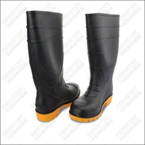 Long Black shoes Anti-slip & Waterproof Rain Boot Shoes, Snow Shoes In 6