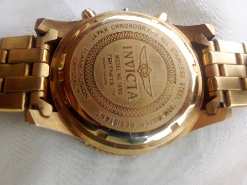 INVICTA(Japan Chronograph)1490 Tritnite TM Night Glow. 2