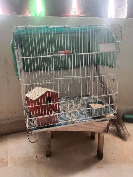 Slightly used parrot's cage Available 0