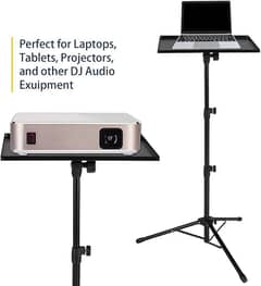 Portable Projector And Laptop Stand Table Tripod (Height  Adjustable) 0