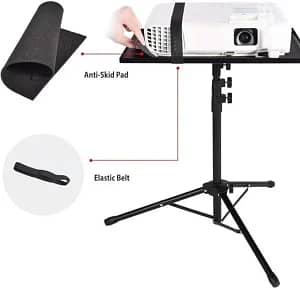 Portable Projector And Laptop Stand Table Tripod (Height  Adjustable) 2