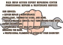 Expert Geyser Repair Services: Fast, Reliable, Affordable Solutions