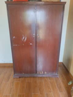 pure wood almari in good condition