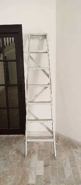 Aluminum Ladder 7 Steps Heavy Duty 84"/7Ft Tall 3