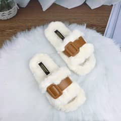 Imported Belt Fur Shoes