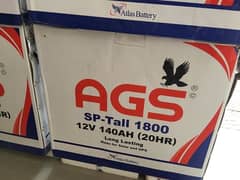 AGS & Osaka Tall Tubular Batteries for Solar and UPS Inverter