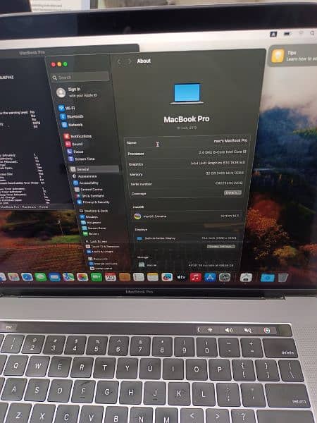 7 UNITS MACBOOK PRO 2019 15 INCH TOUCHBAR I9 8 CORE 2.4 32GB 512GB 2