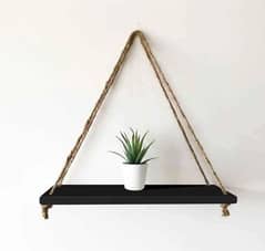 Free Wall hanging, Rope shelf. just delivery charges.