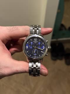 Tissot Chrono XL Classic Silver Stainless Steel Blue Dial Chronograph