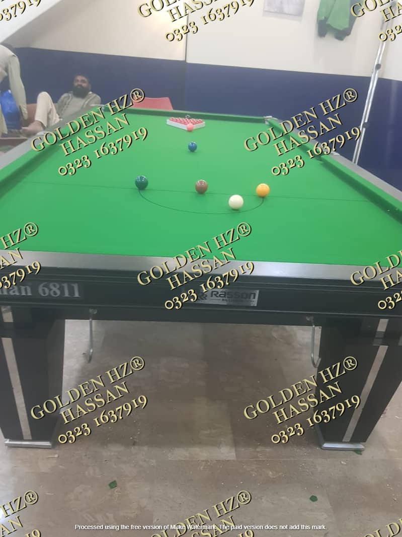 Snooker Table\Star\Rasson\Wraka| SOCCER TABLE | POOL TABLE | BDAWA | 2