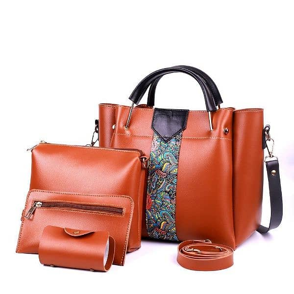 Ladies 4pc shoulder bag 5