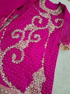 heavy handwork embroidery shiffon suit