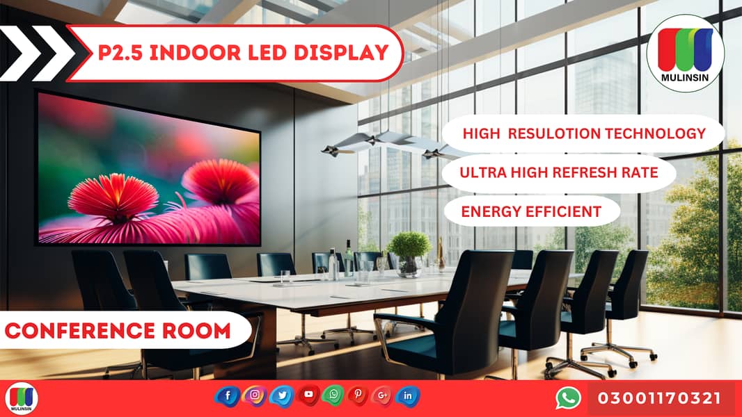 Indoor SMD Screens | SMD LED Screen for Conference Room | Video Wall 4