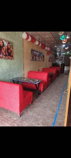 Restaurant Sofa nd Tables