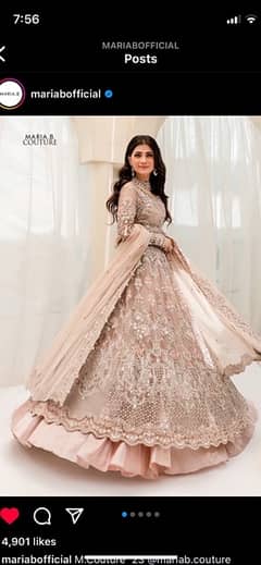 Maria B walima dress