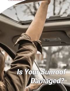 Car sunroof glasses and windscreens