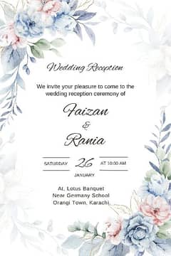 wedding card