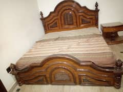 King Bed Set with Corner , Cupboard and Dressing