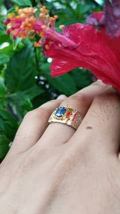 original sarilanka neelum stone ring  available