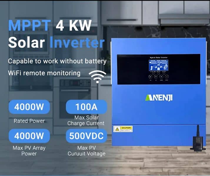 Anenji Hybrid Solar Inverter 4.0 kw 0