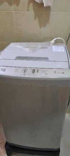 Haier fully automatic washing machine with 9 years warranty