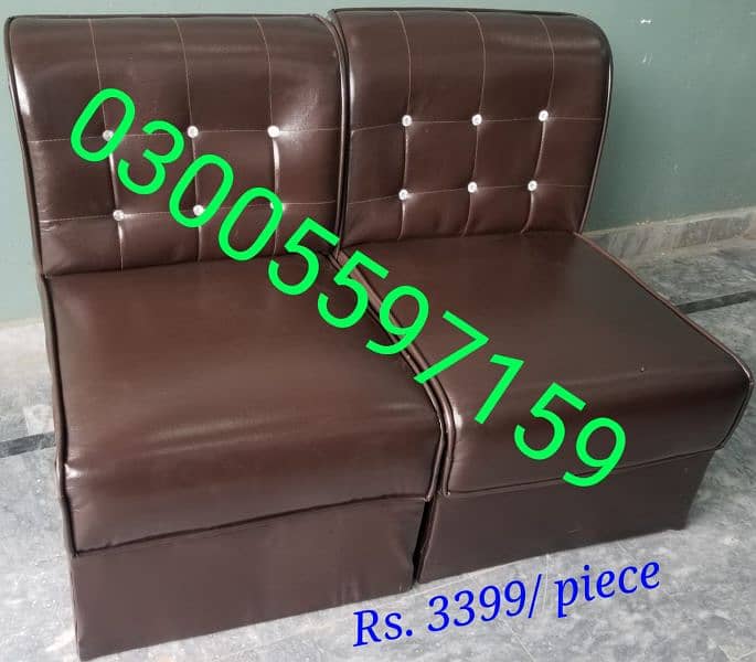 sofa set 5,7 seater leather furniture table chair home desk cafe couch 8