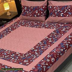 3 pic double bedsheet cotton patchwork