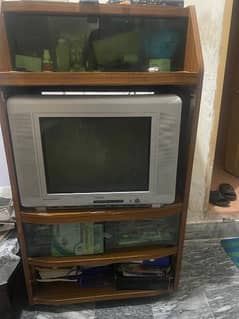 tv with  TV trolley