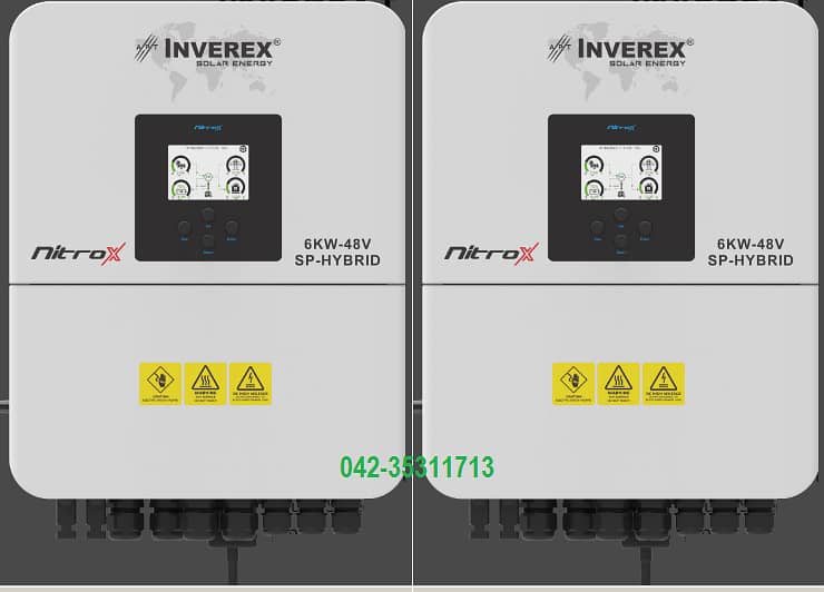 INVEREX NITROX 6 KW – 48 V SOLAR INVERTER (SINGLE PHASE) 0