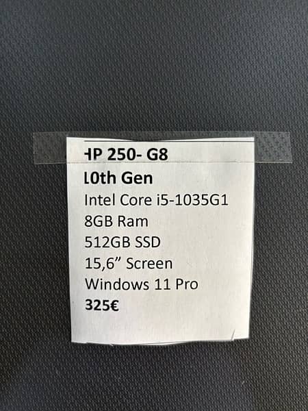 HP 250-G8 i5 10 th gen 3