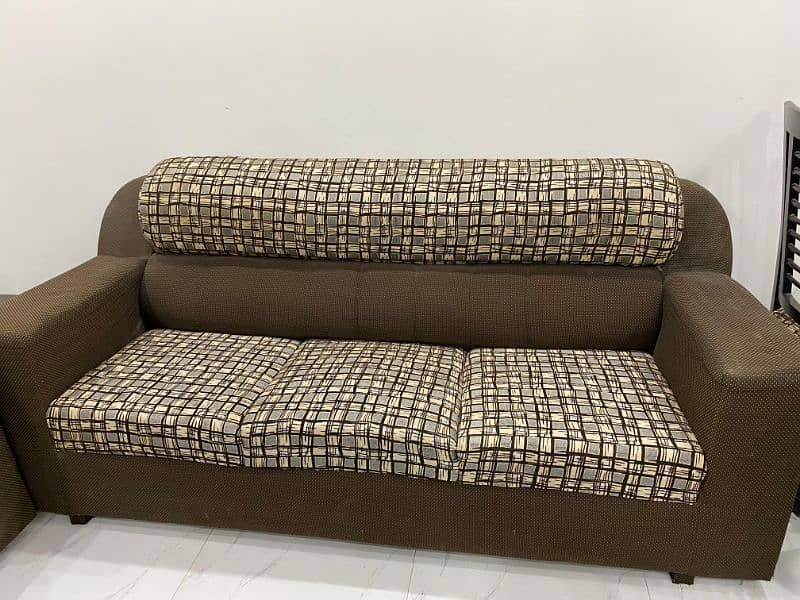 Brown Color Beautiful Sofa Set 2