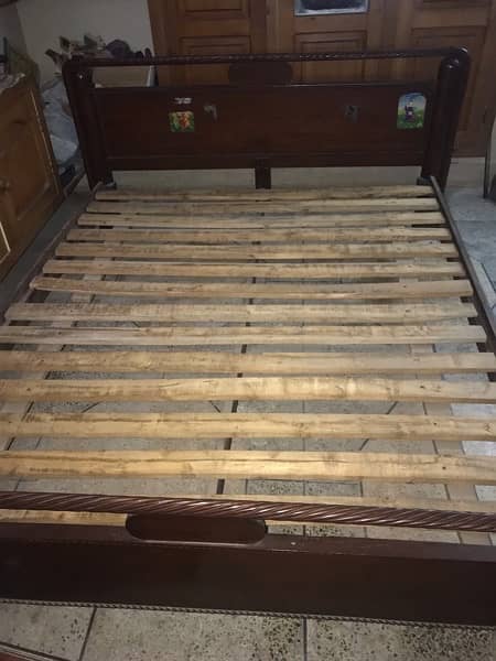 Pure Wooden Bed for sale 2