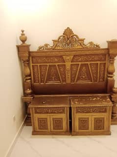 King chinyoti bed wooden 0