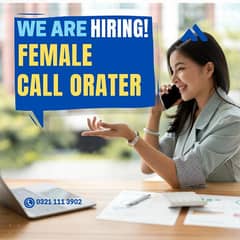Female call operator