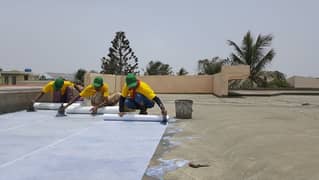 Roof Waterproofing services and Roof Heat Proofing Coating In Sukkur