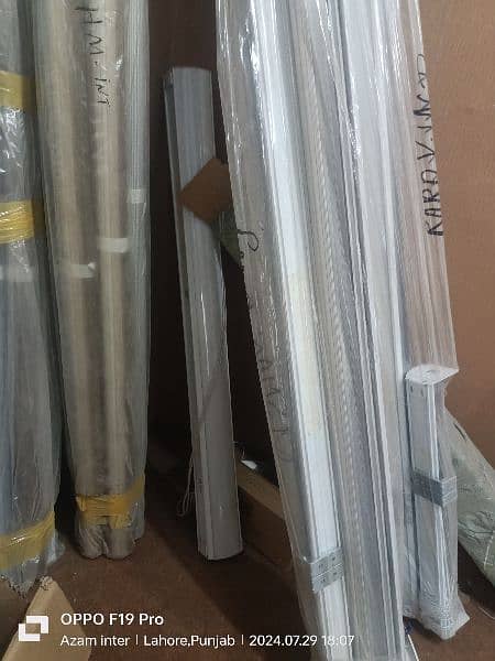 vertical Roller blinds zebra blinds window glass paper etc. 1