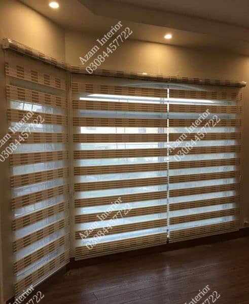 vertical Roller blinds zebra blinds window glass paper etc. 16