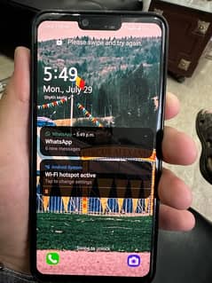 Lg G8thinQ dual sim approved 6/128 full laminated