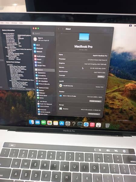 MACBOOK PRO 2019 CTO MODLE 15 INCH TOUCHBAR CORE I9 8 CORE 32GB 512 1