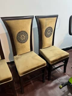 golden Brown dining chairs