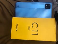 realme c11 with box charger