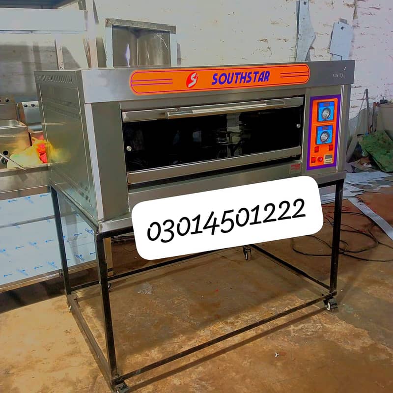 pizza oven/sharwama counter/deep fryer/hot plater/working table 4