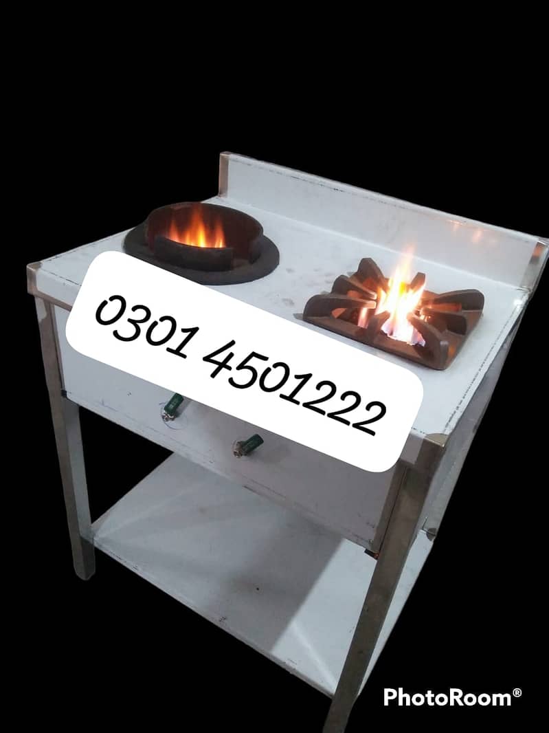 pizza oven/sharwama counter/deep fryer/hot plater/working table 16