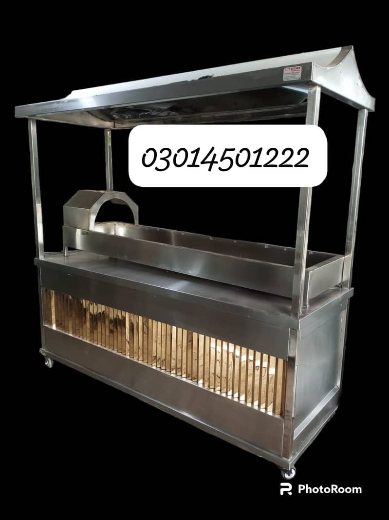 pizza oven/sharwama counter/deep fryer/hot plater/working table 17