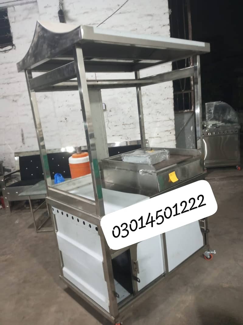 pizza oven/sharwama counter/deep fryer/hot plater/working table 8