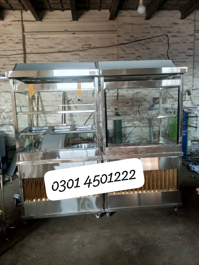 pizza oven/sharwama counter/deep fryer/hot plater/working table 10