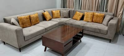 new 5 seater L shaped sofa set