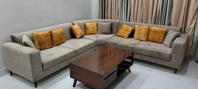 new 5 seater L shaped sofa set 1