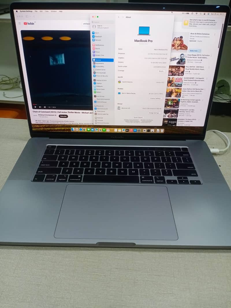 MabBook Pro 2019 i9 16” inch 16GB 500GB SSD 4